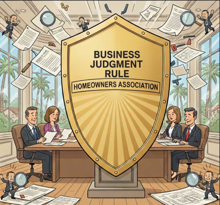 Does the Business Judgment Rule Protect HOA Boards That Violate the Governing Documents?